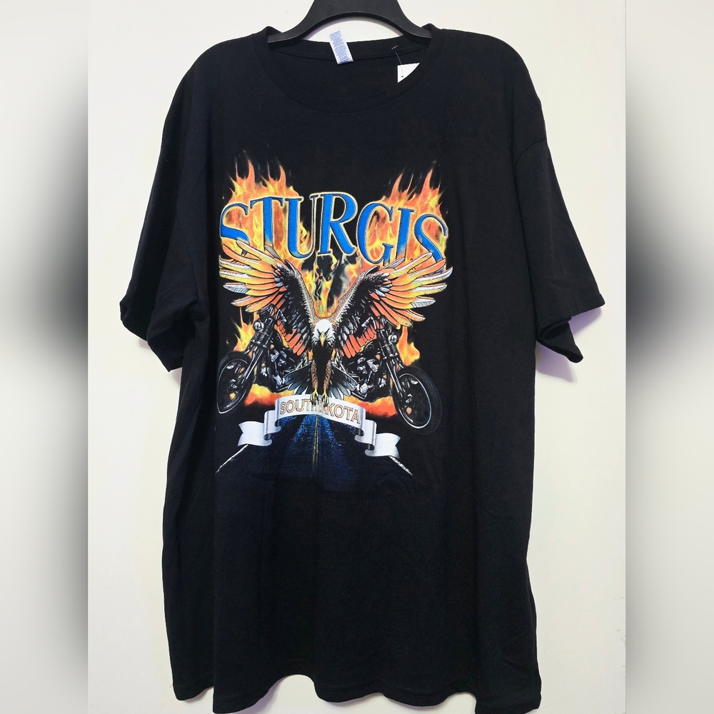 MENS Graphic Tee STURGIS SOUTH DAKOTA. Black. XXL